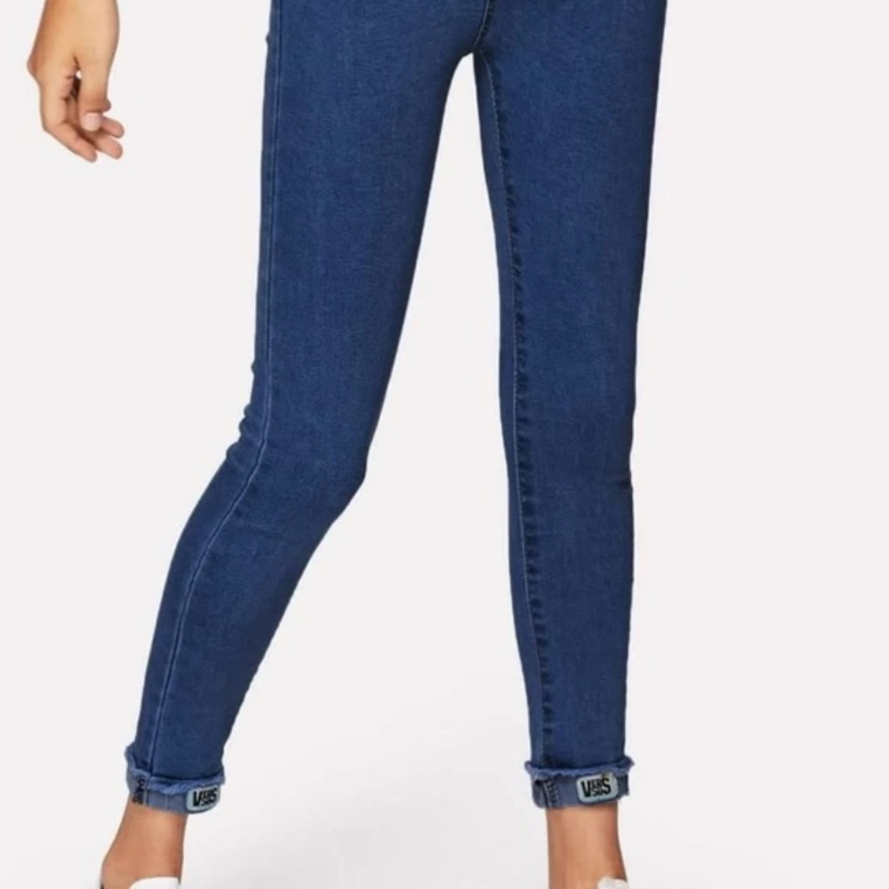 Navy blue jeans